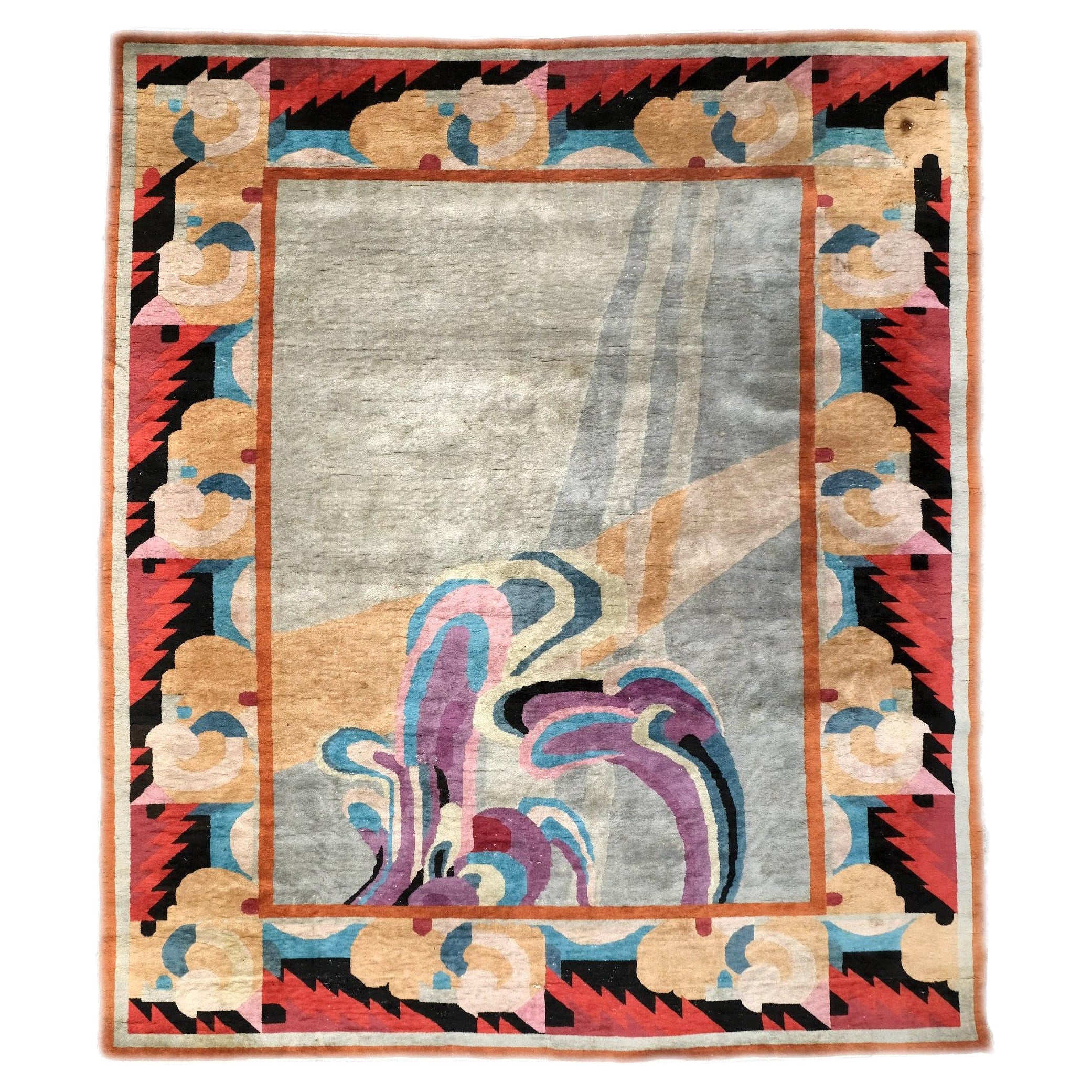 Chinese, Hand-Knotted Carpet