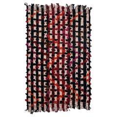 Turkish, Kilim Rug with Tufts