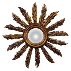 Petite Sunburst Convex Mirror