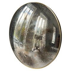 The Convex Mirror Company - Espejo Convexo Vernazza 150 cms / 59" Plateado Antiguo
