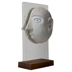 David Gil para Bennington Potters Escultura abstracta de cerámica Busto Cerámica/Lucita