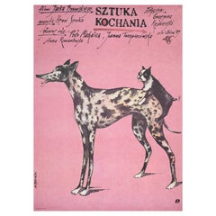 THE ART OF LOVING Original 1989 Polish Film Movie Poster, ANDRZEJ PAGOWSKI