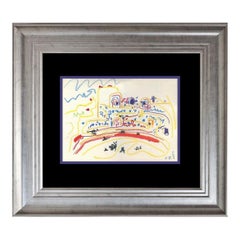 Pablo Picasso 1961 Litografia originale dal libro di schizzi del 1959 Opera d'arte con cornice personalizzata