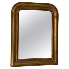 Large Antique Louis Philippe Giltwood Mirror France Late 19th Century
