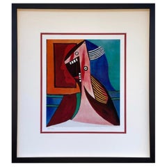 Pablo Picasso Limited Edition on Paper Titled The Ranting Woman Lithograph