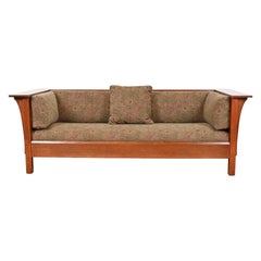 Divano Settle di Stickley Mission Arts & Crafts in Oak