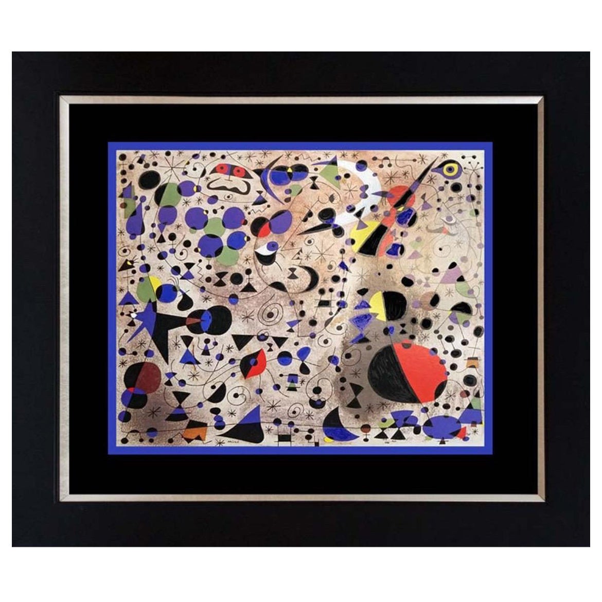 Litografia a colori di Joan Miro