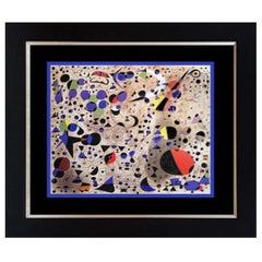 Litografía en color de Joan Miró