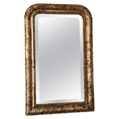 High Quality Antique Louis Philippe French Giltwood Mirror Late 19th Century