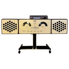 Consolle fonografo stereo/AM FM d'epoca, Model: Brionvega rr126 Radiogramma