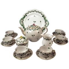 Herend Tea Set for Six Persons Decor Persil, circa 1960 3