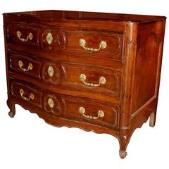 18th Century Fruitwood French Three-Drawer Commode 11