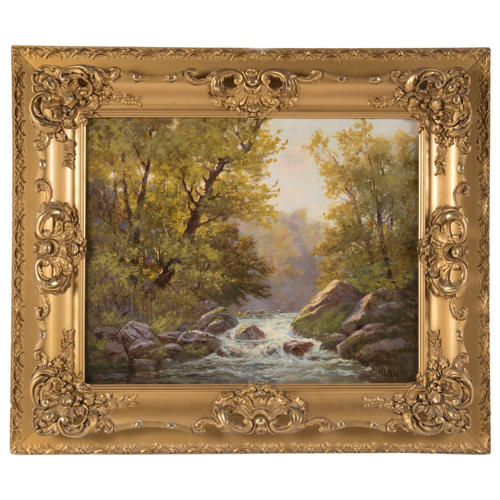 20th Century Painting Titled Trout Brook ‘Utah’ by Henry Culmer
