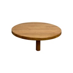 Very large round modernist french coffee table, CIRCA 1950