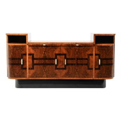 Vier-Doors-Sideboard-Sideboard Italienische Vintage-Manufaktur, 1930er/40er Jahre