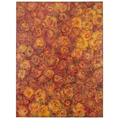 "Rose Field," Original Mixed-Media Painting by Sheema Muneer 10