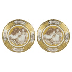 Pair of Limoges Porcelain Dishes, 1950