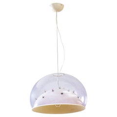 20e siècle, Gino Sarfatti Lampe pendante Moon mod. 2130