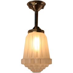French 1930s Art Deco Pendant Light
