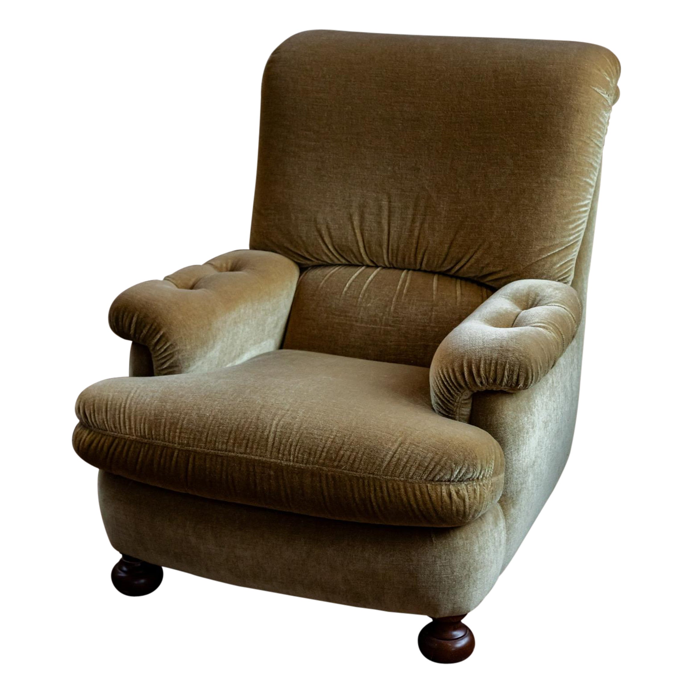 Chaise Vintage en Mohair