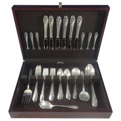 Lily of the Valley by Gorham Sterling Silver Flatware Set Service 40 Pieces 1