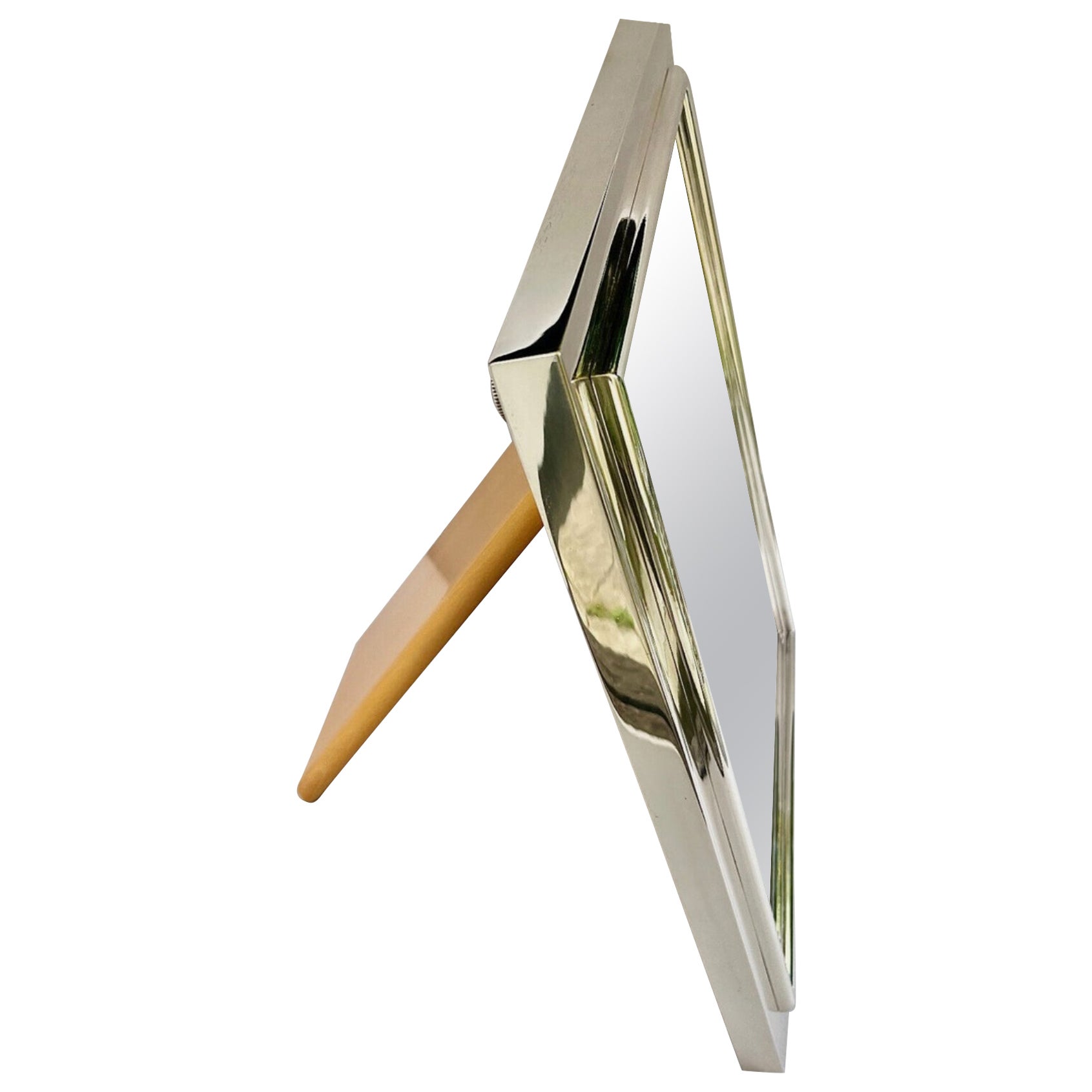 Specchio da tavolo in argento sterling di Bvlgari, XX secolo in vendita