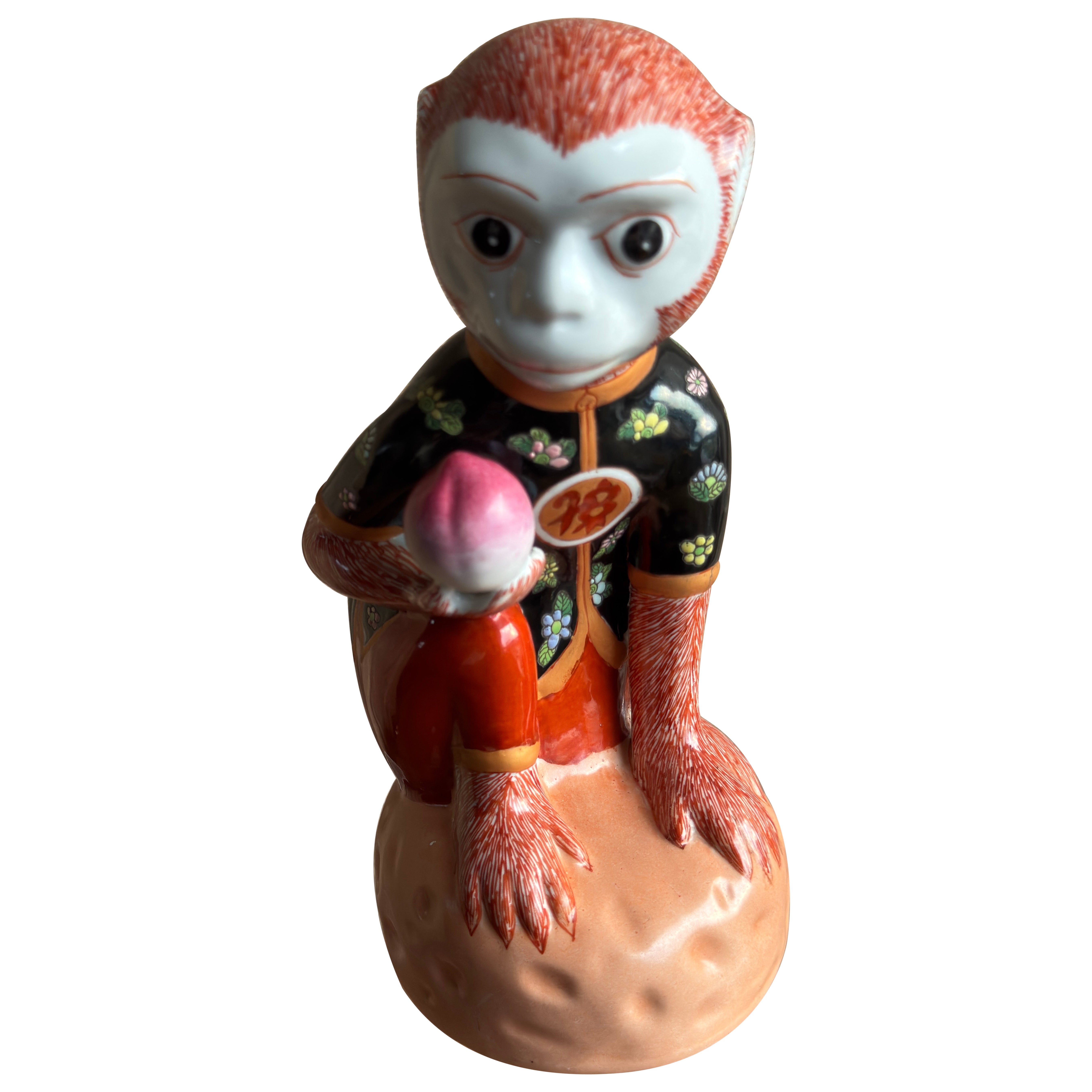 Statua in ceramica d'epoca Andrea sadek money and ball in vendita