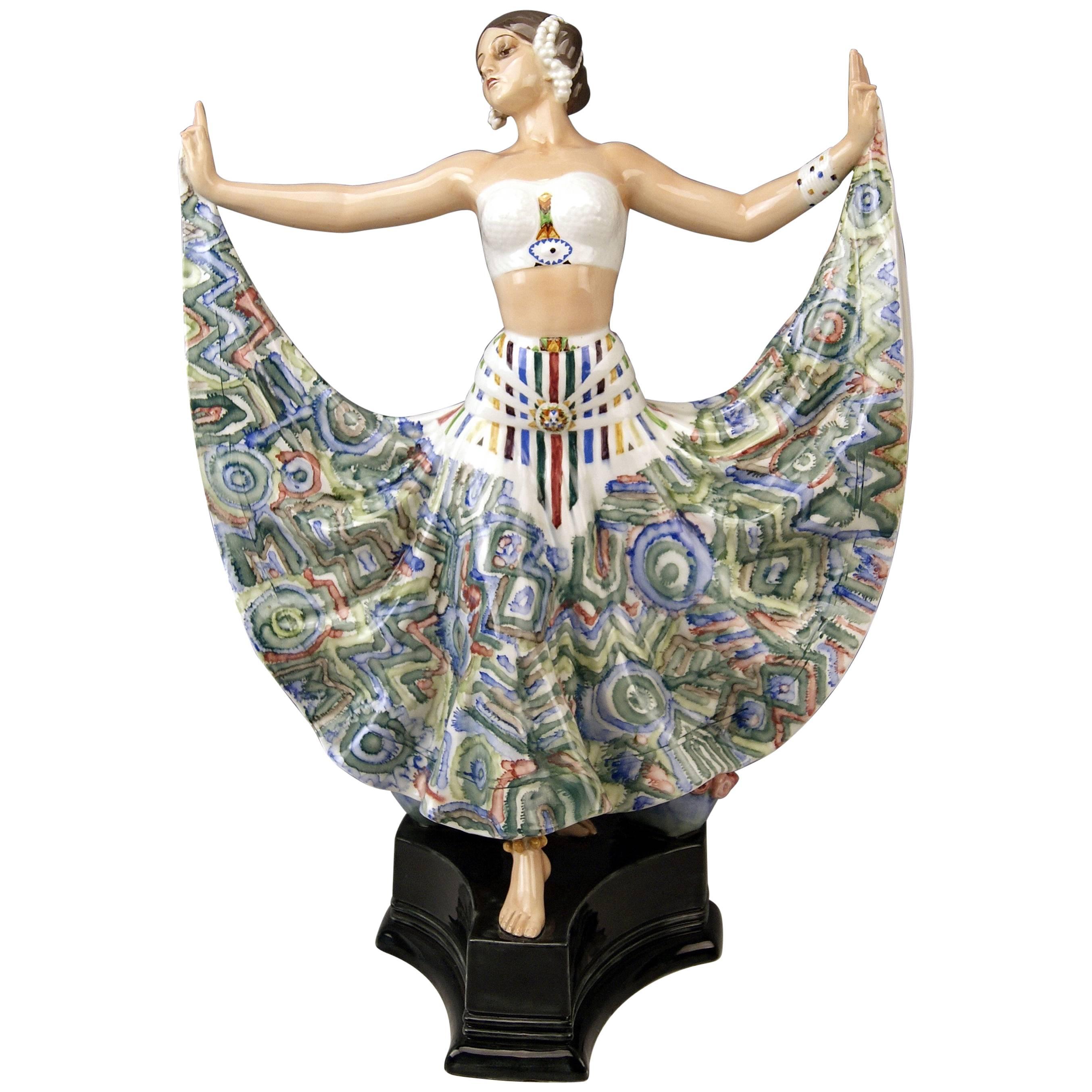 Goldscheider Vienna Lady Dancer Ruth by Rosé, circa 1922-1930