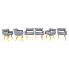 Set of 6 Vintage Armchairs by Rossi di Albizzate, 1970s