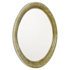 Oval Porcelain Mirror, France 1960's