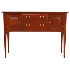 Baker Furniture Style Federal Cherry Wood Sideboard Buffet