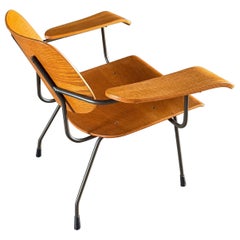 Tjerk Reijenga 8000 Bent Plywood Lounge Chair for Pilastro, Netherlands c.1962