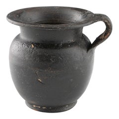 Poterie grecque antique Attique Coupe à glaçure noire v450BC