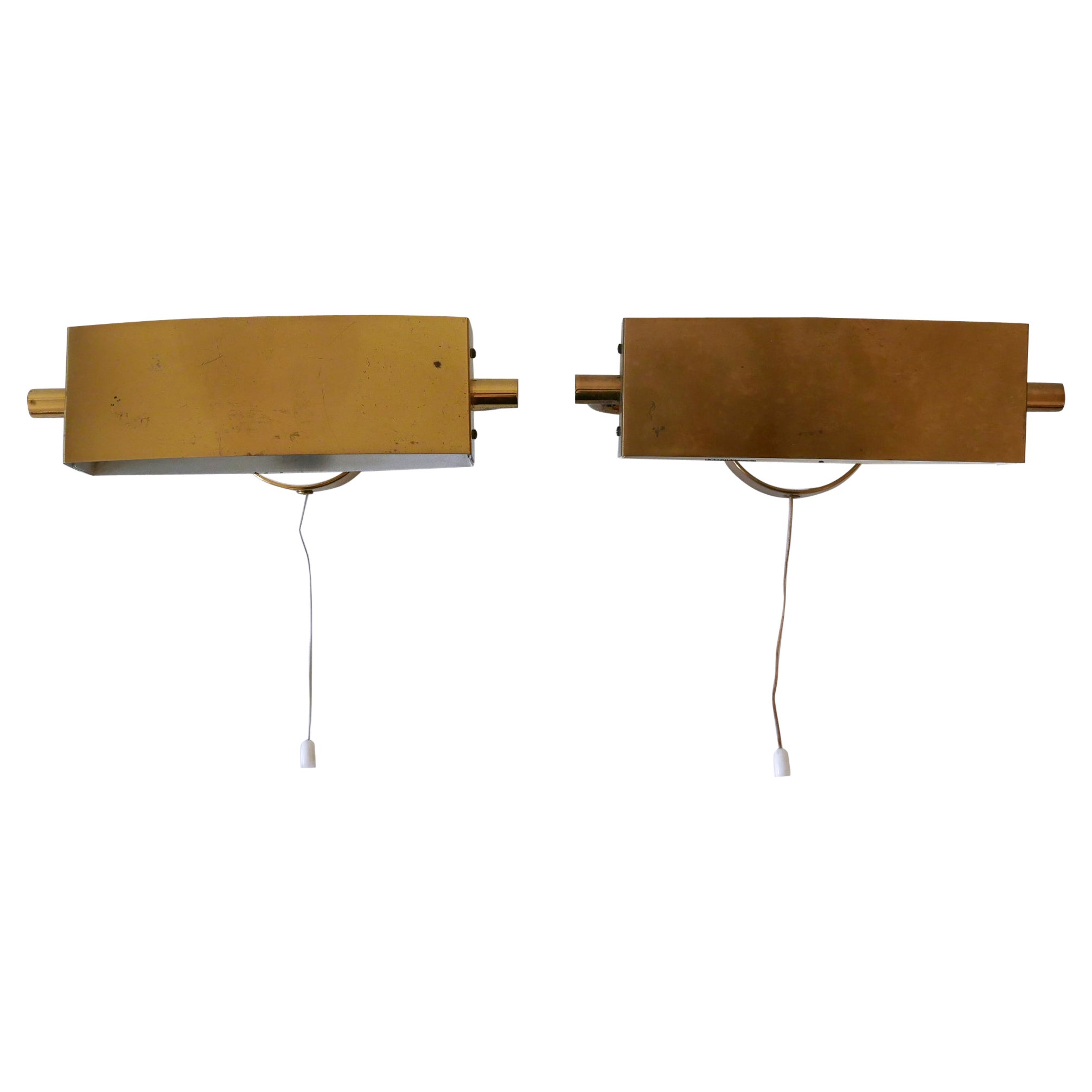 Set of Two Mid Century Wall Lights or Sconces by Paul Neuhaus Germany 1950s