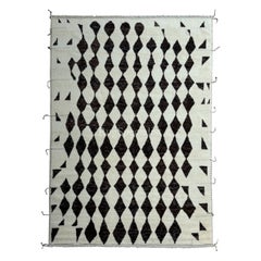 10x14 Ft handgefertigter marokkanischer Design-Teppich. Kundenspezifische Optionen möglich. 100 % Wolle