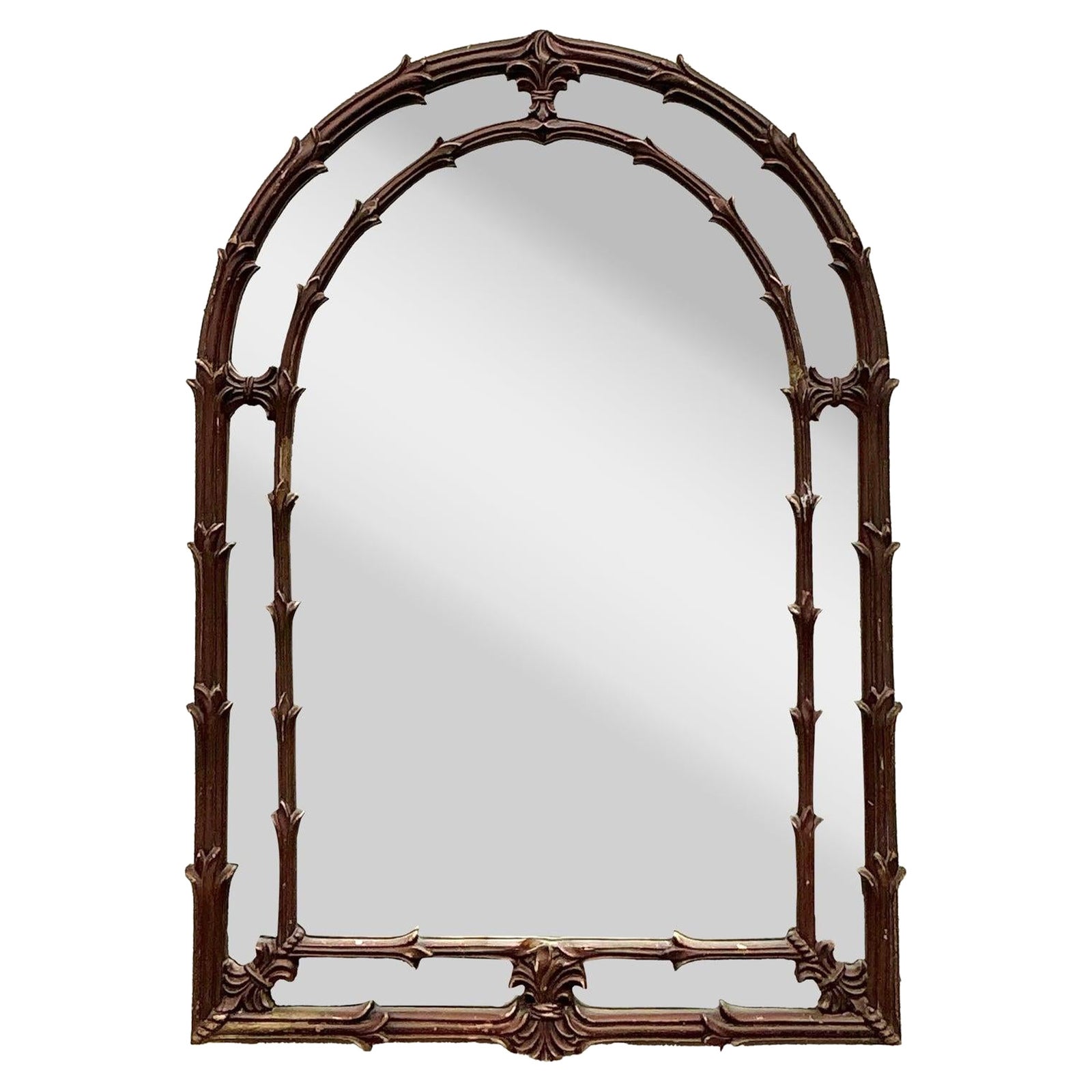 Vintage Regency Arched Branch Mirror