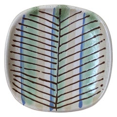 Lee Rosen for Design Technics Plate with Raised Lines Technic