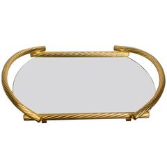 Italian Gold-Plated 23-Karat Service Tray