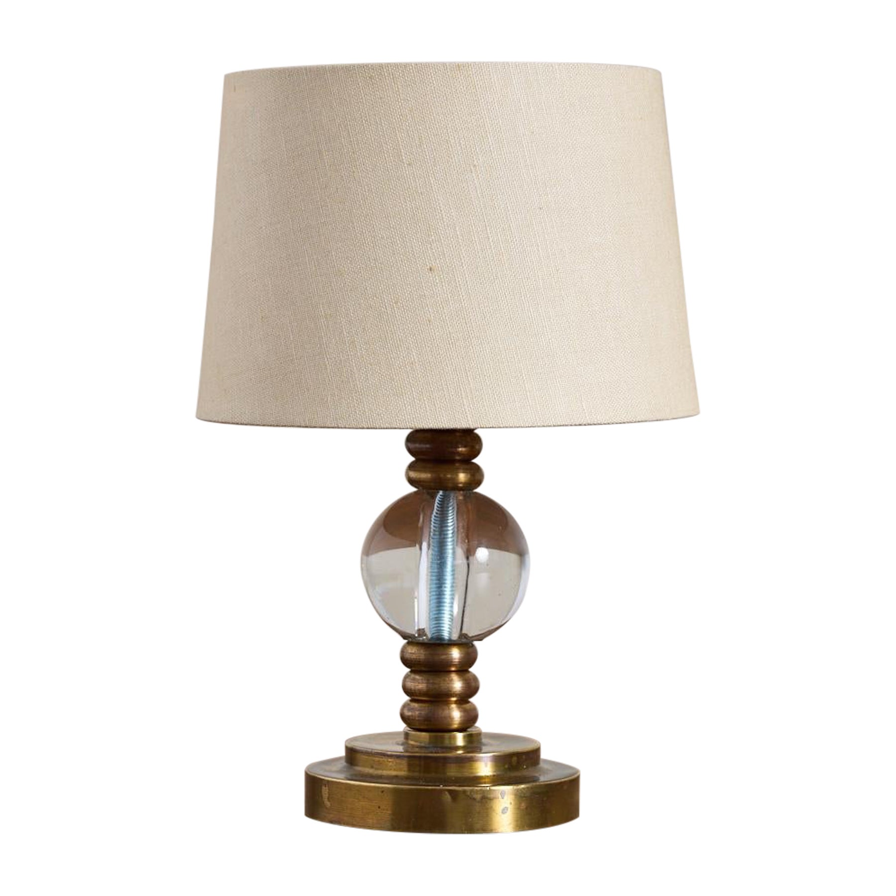 Lampe im Stil von Jacques Adnet