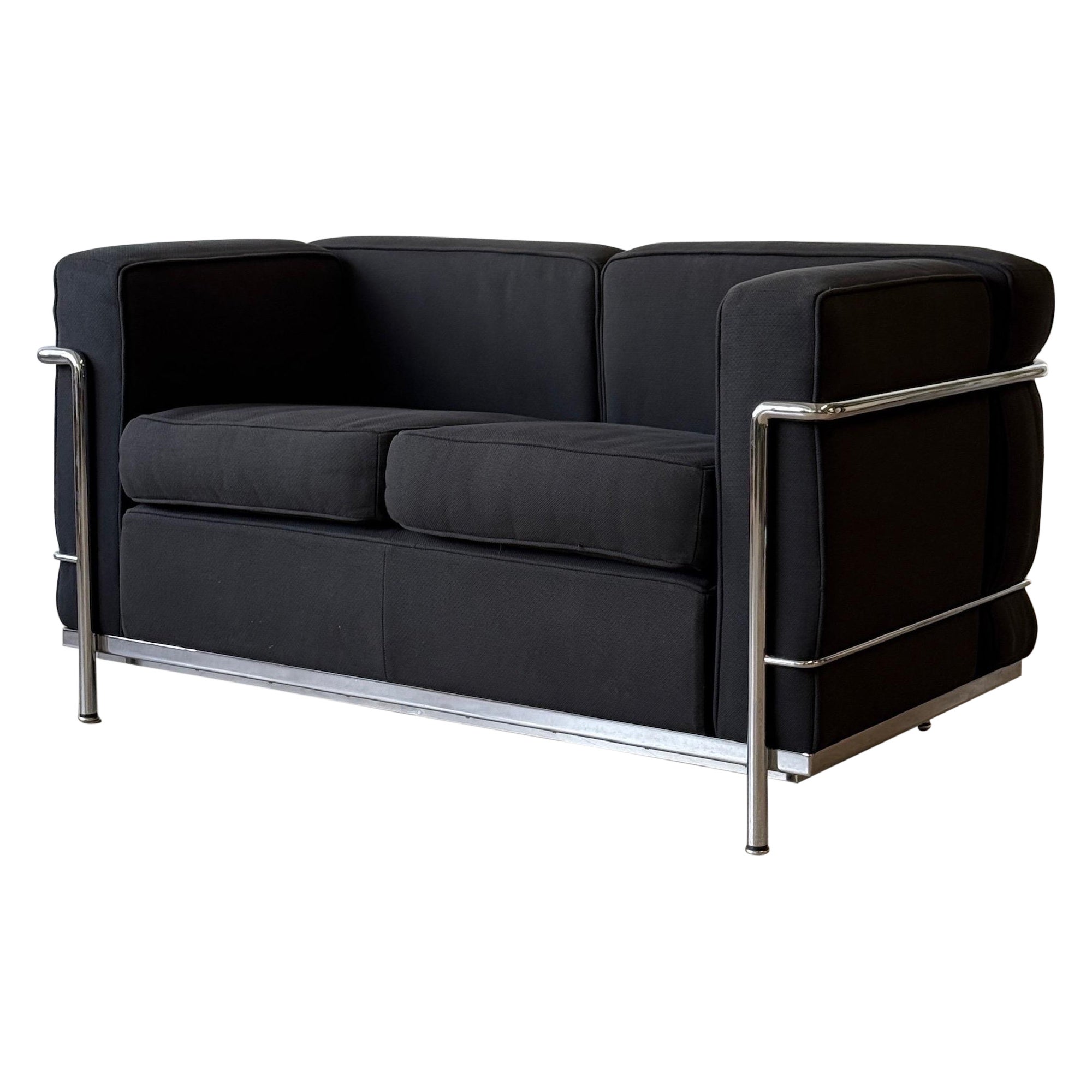 LC2 Petite Loveseat by Le Corbusier for Cassina