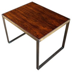 Edward Wormley Rosewood & Bronze Occasional Table for Dunbar, c.1967