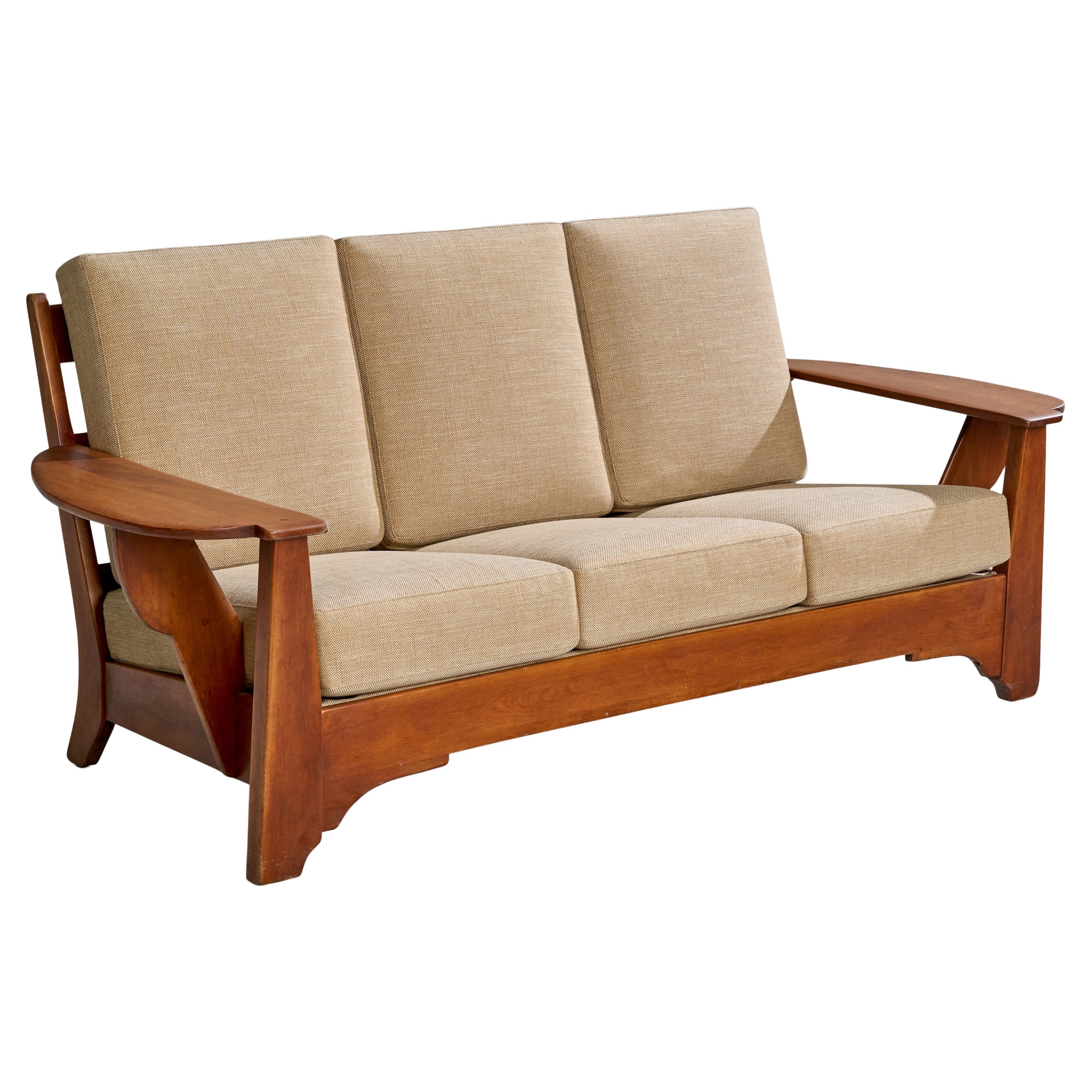 Cushman Furniture, Divano, Wood, Fabrice, USA, anni '40
