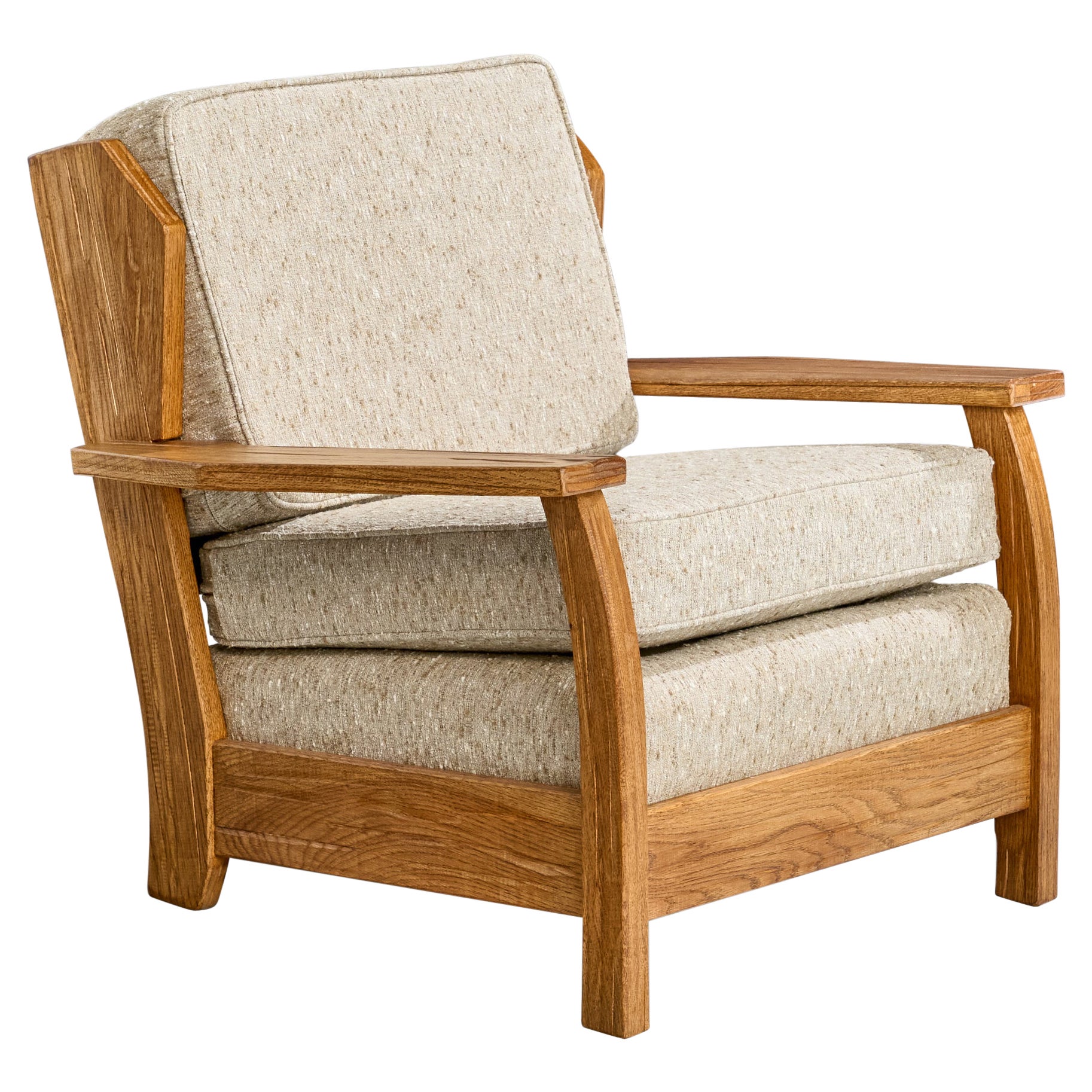 A. Brandt Ranch Oak, Sedia da salotto, Tessuto, Oak, USA, anni '50