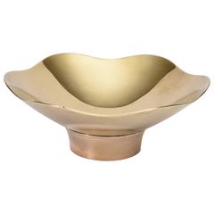 Paavo Tynell Brass Bowl, Taito Oy, 1940s 8