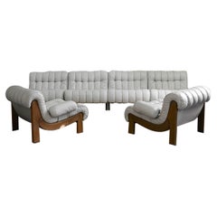 Scandinavian brutalist modular sofa, 1970s