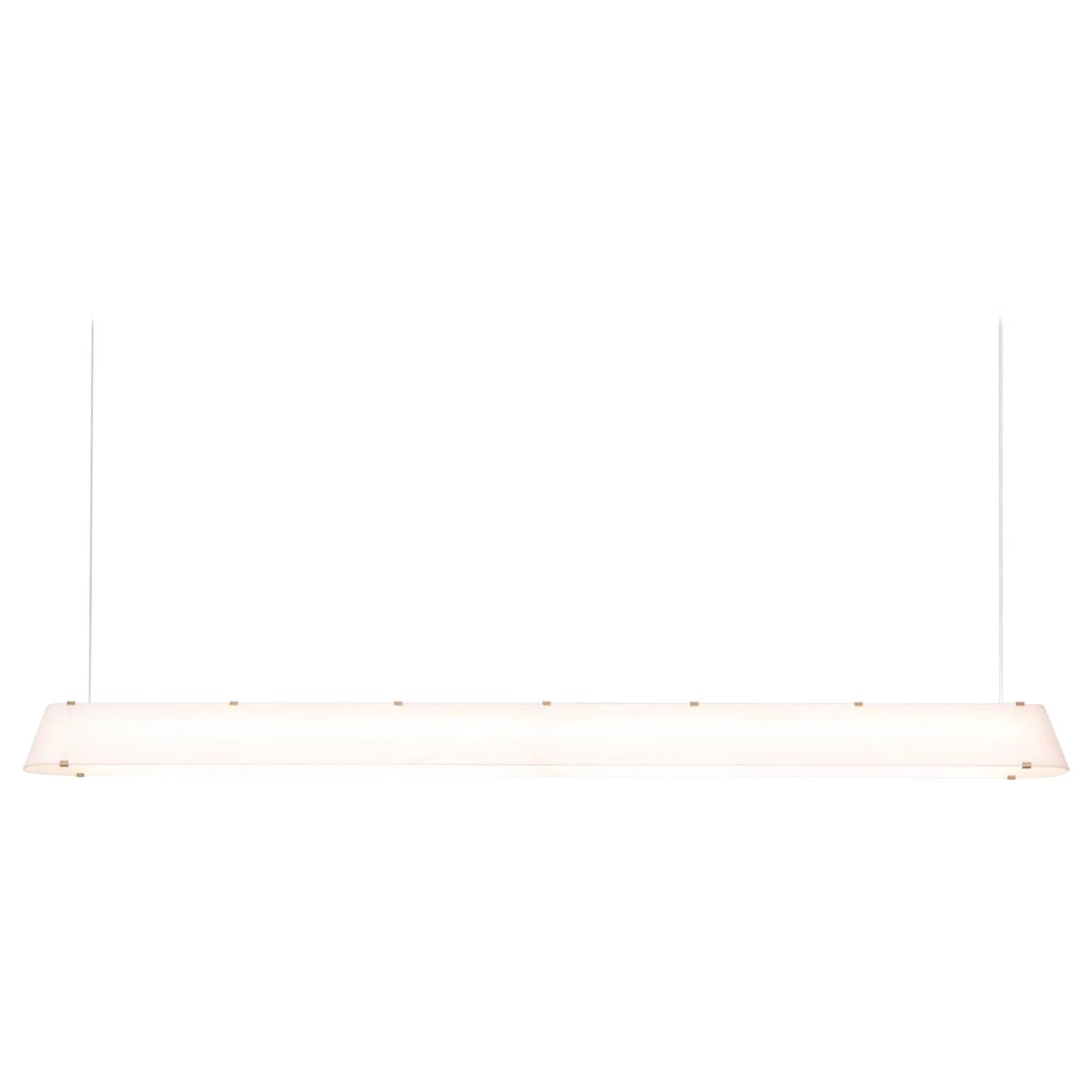 Beam Pendant 84 in Opal by Ravenhill Studio