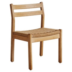 Wood + Woven Papercord Dining Chair by Kurt Østervig, Denmark 1960s