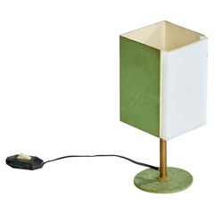 Stilux, lampada da tavolo, ottone, metallo, acrilico, Italia, anni '60