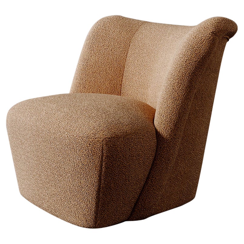 Silla Giratoria Aurélie en Bouclé Performance Crema by Lemieux Et Cie en venta