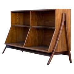 Mid-Century Rare Drexel Declaration Walnut Bookcase
